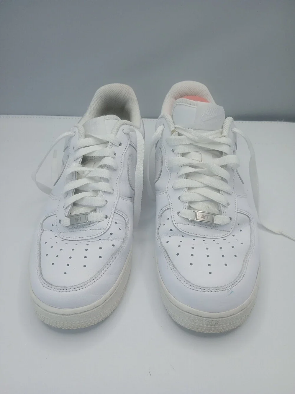 2019 Nike Air Force 1 Triple White ‘07 315122-111 Size 8 Low Top Sneakers Shoes